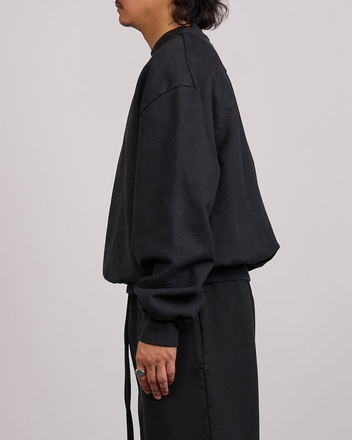 Fear of God 9th Classic Fit Half Raglan Crewneck Black