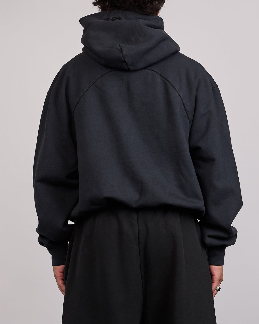 Fear of God 9th Classic Fit Half Raglan Hoodie Black