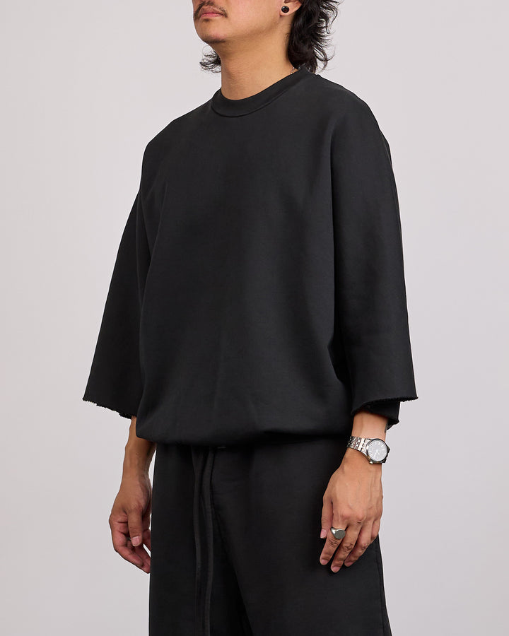 Fear of God 9th Cut Sleeve Crewneck Sweatshirt Black