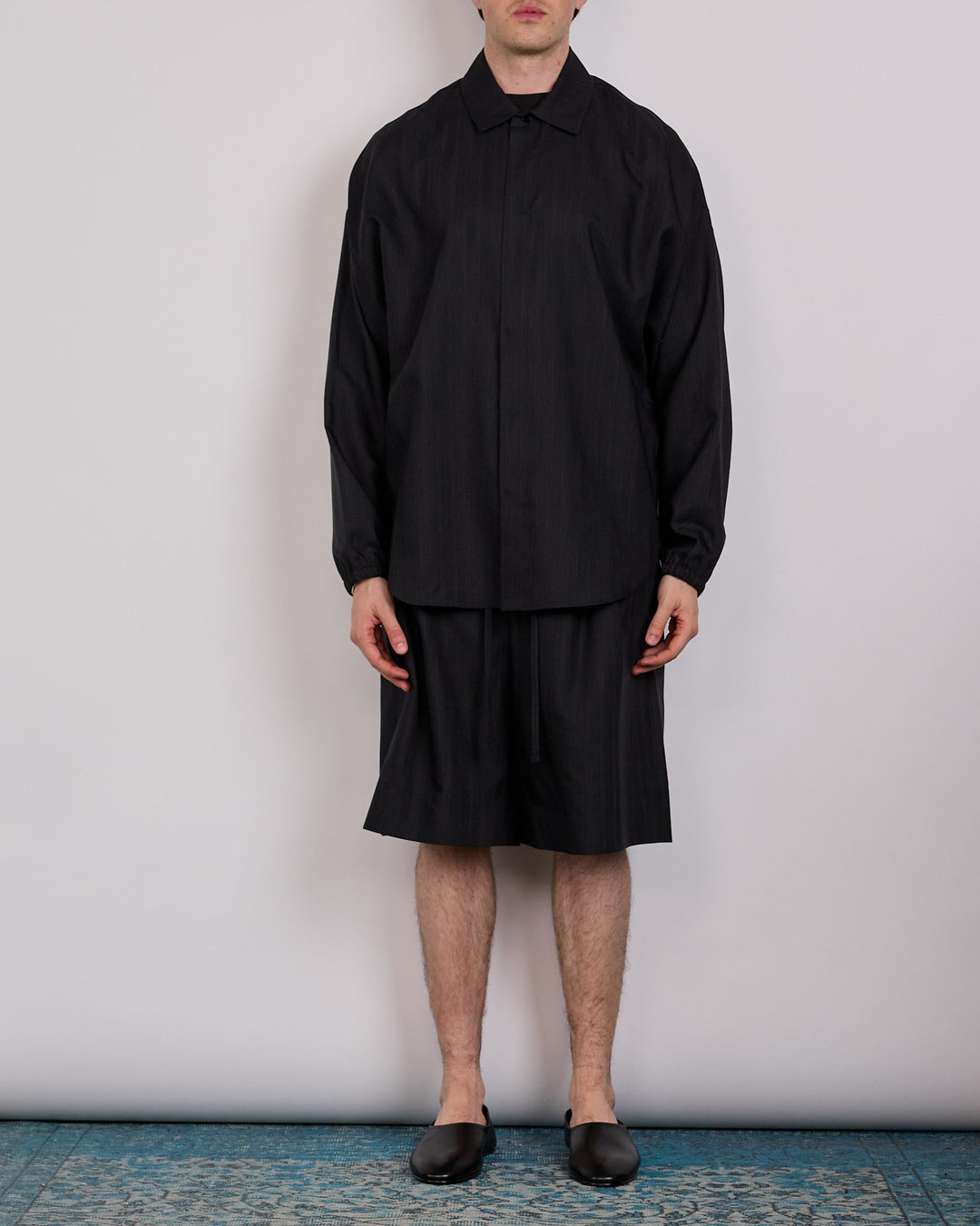 Fear of God 9th Elastic Cuff Shirt Black Striped