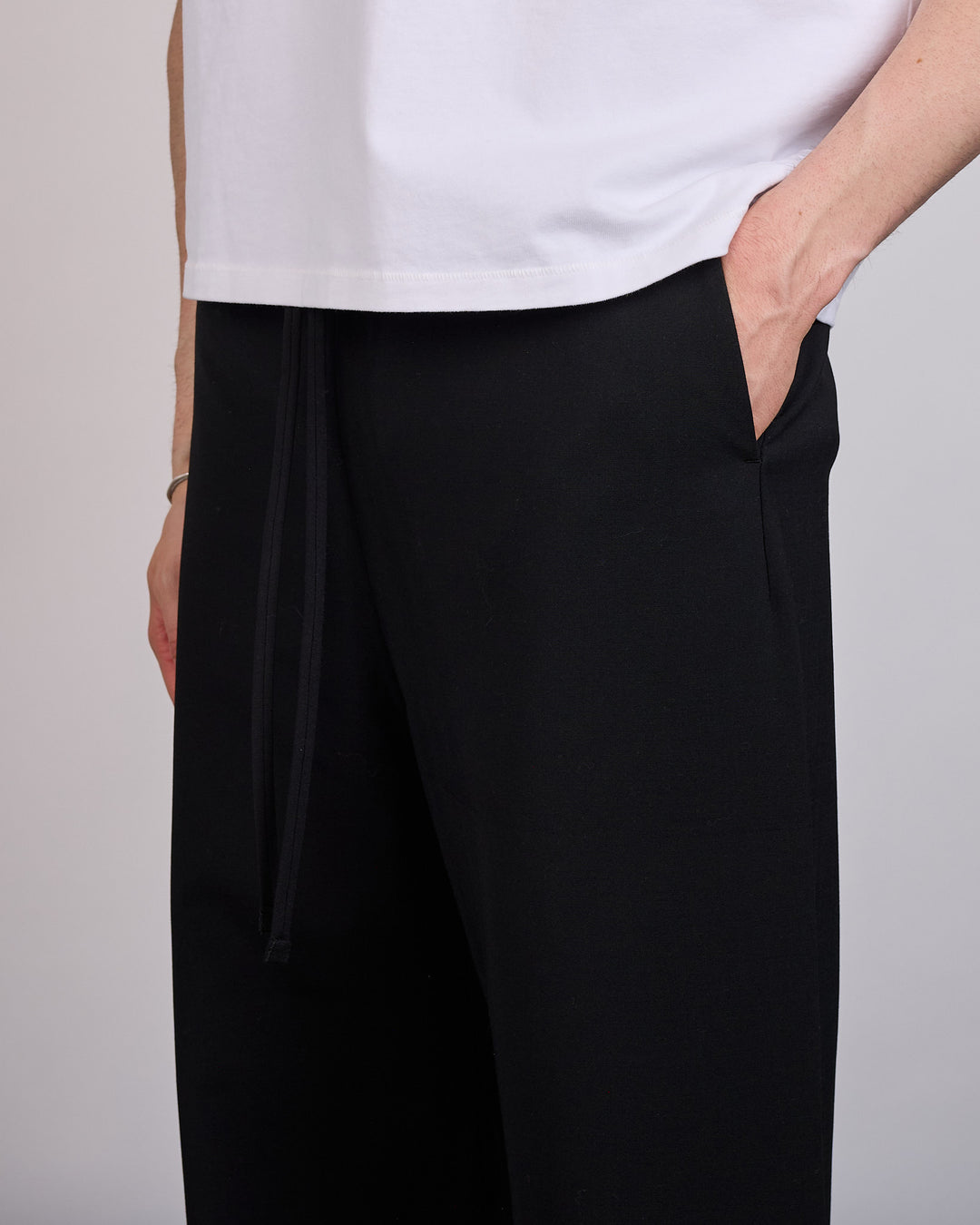Fear of God 9th Double Weave Wool Drawstring Pant Black