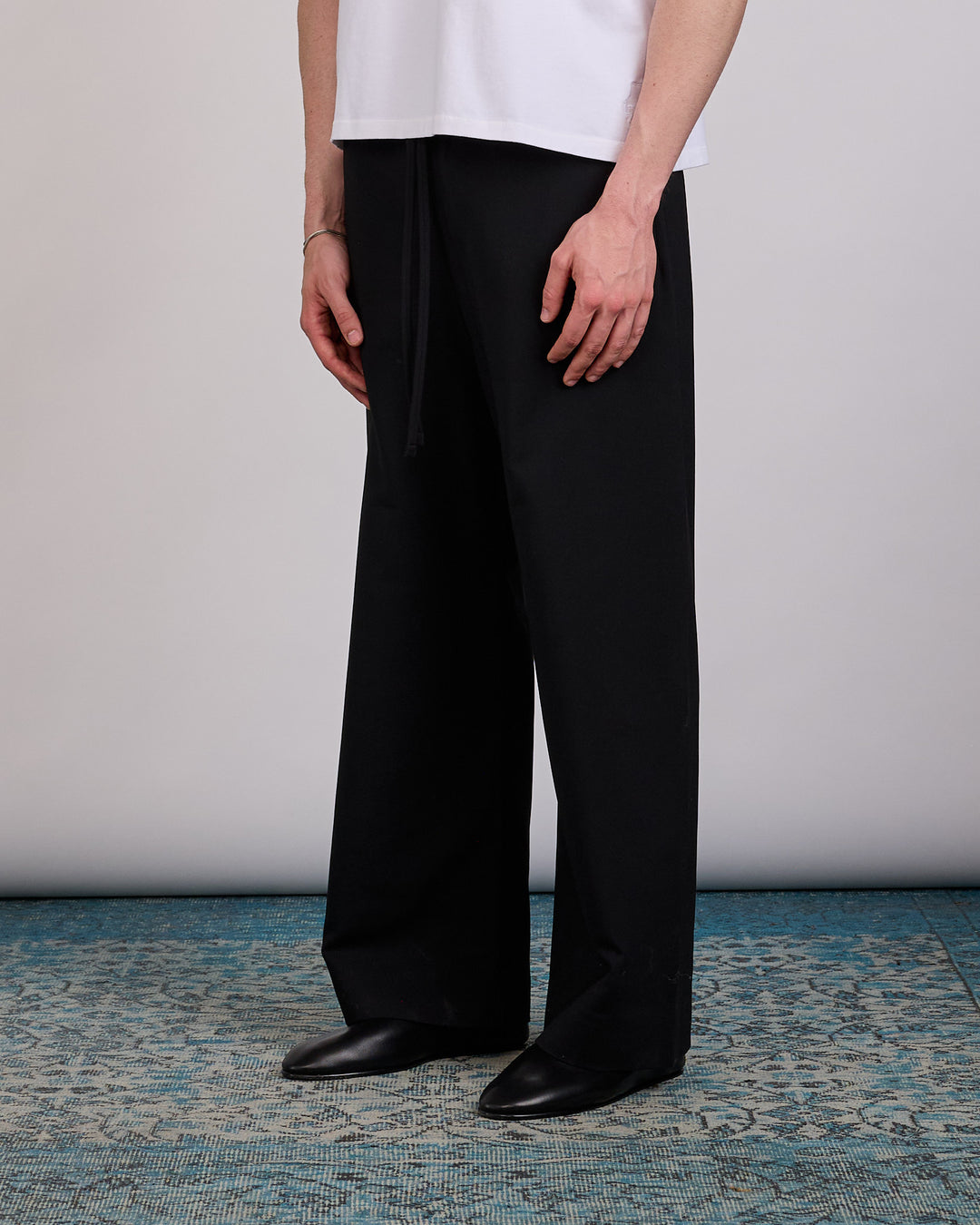 Fear of God 9th Double Weave Wool Drawstring Pant Black