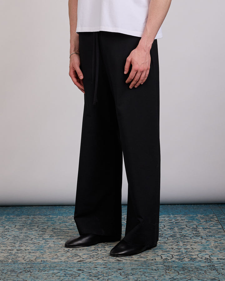 Fear of God 9th Double Weave Wool Drawstring Pant Black
