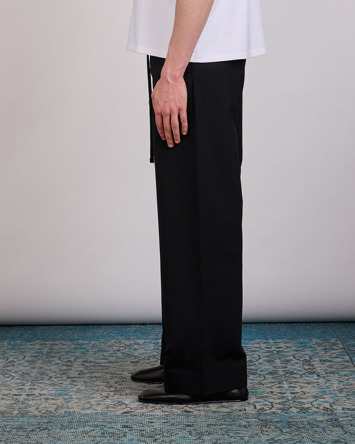 Fear of God 9th Double Weave Wool Drawstring Pant Black