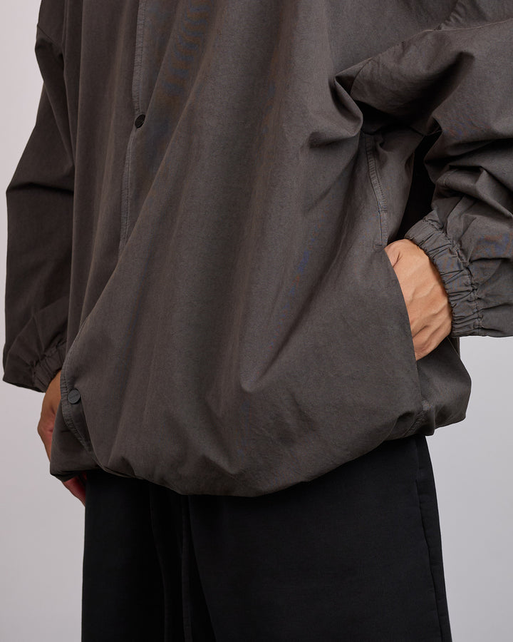 Fear of God 9th Heavy Poplin Windbreaker Jacket Dark Grey