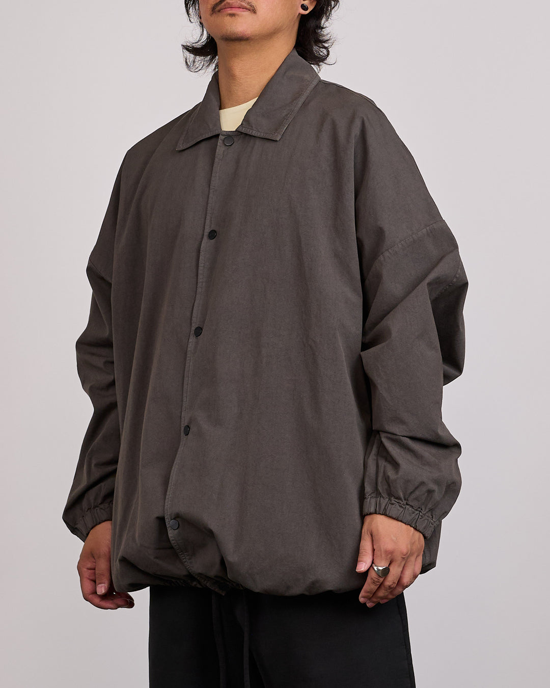 Fear of God 9th Heavy Poplin Windbreaker Jacket Dark Grey