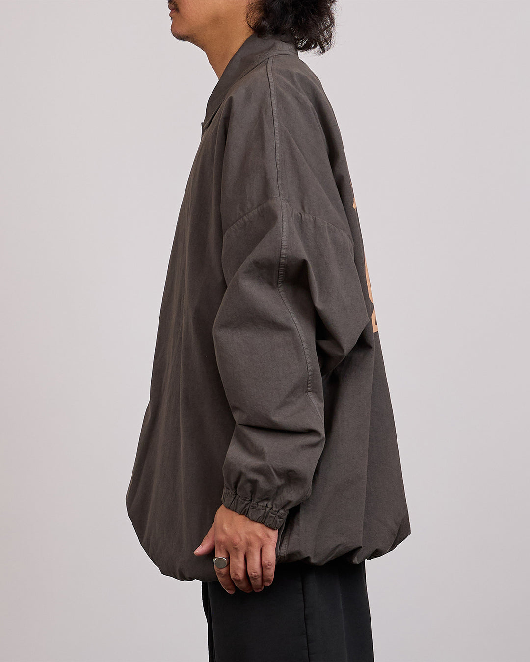 Fear of God 9th Heavy Poplin Windbreaker Jacket Dark Grey