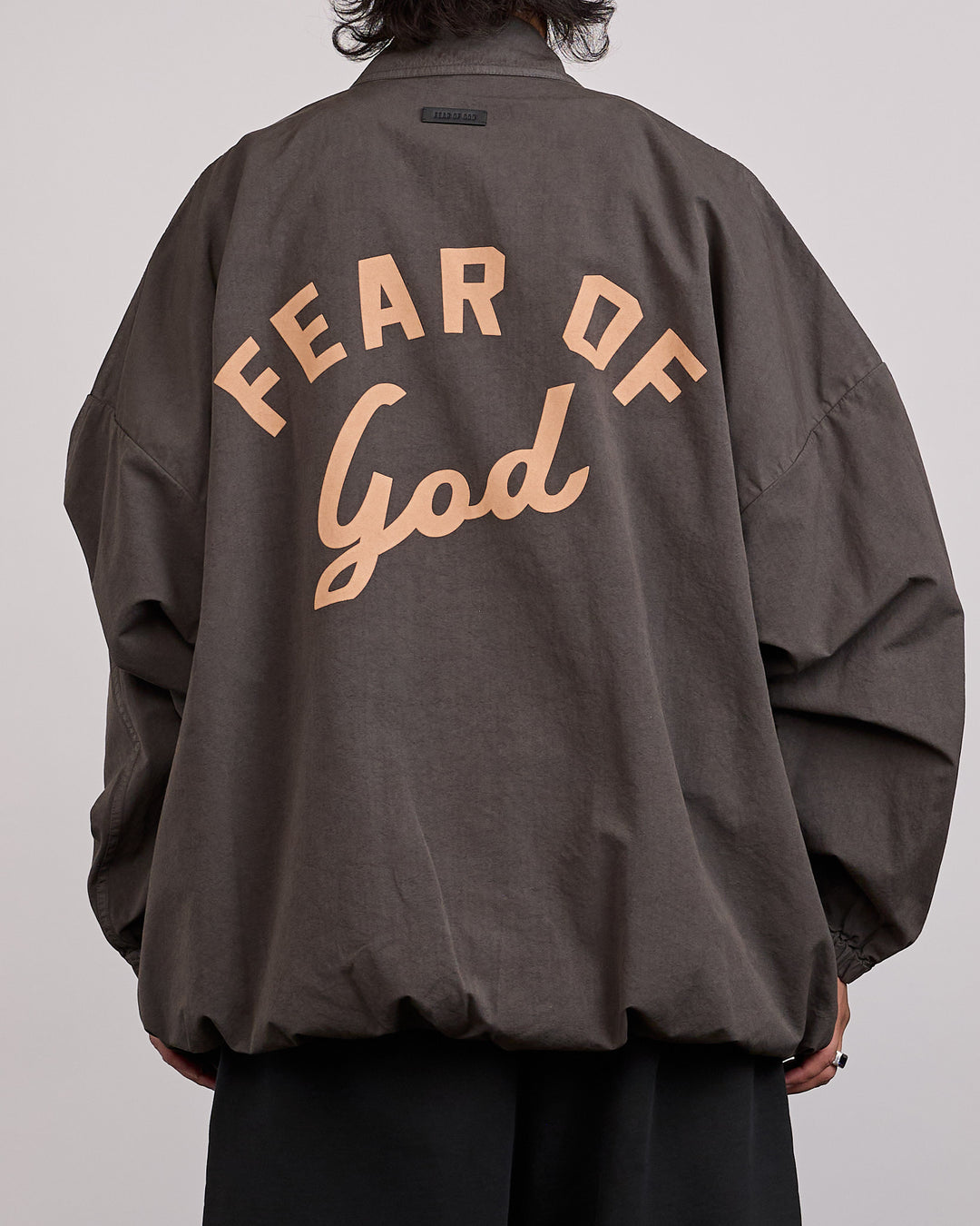 Fear of God 9th Heavy Poplin Windbreaker Jacket Dark Grey
