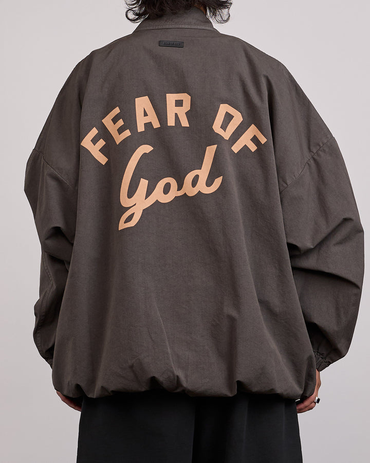 Fear of God 9th Heavy Poplin Windbreaker Jacket Dark Grey