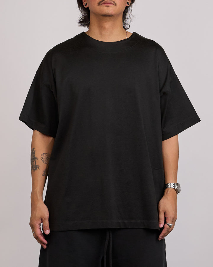 Fear of God 9th Rayon-Viscose Cotton Clean Neck T-Shirt Black