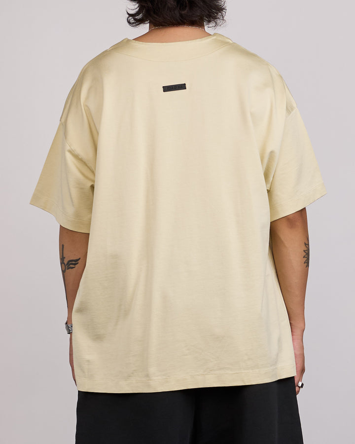 Fear of God 9th Rayon-Viscose Cotton Clean Neck T-Shirt Dirty Ivory