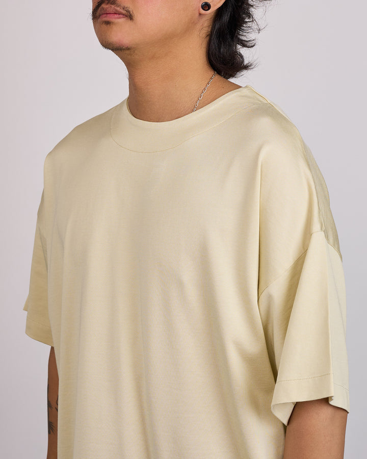 Fear of God 9th Rayon-Viscose Cotton Clean Neck T-Shirt Dirty Ivory