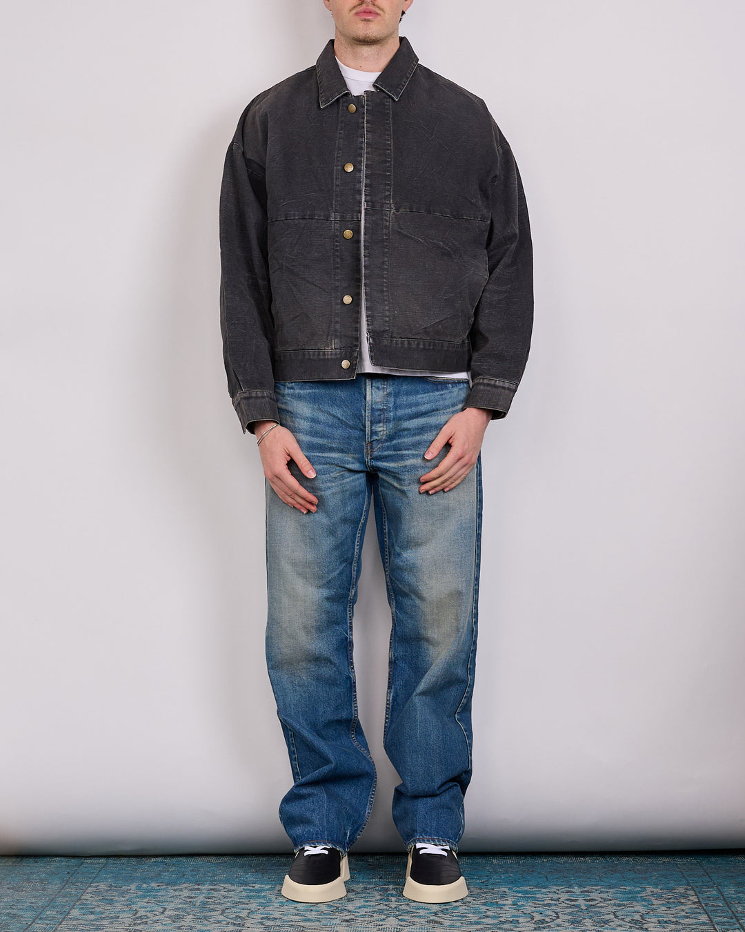 Fear of God Civil Canvas Utility Jacket Washed Black