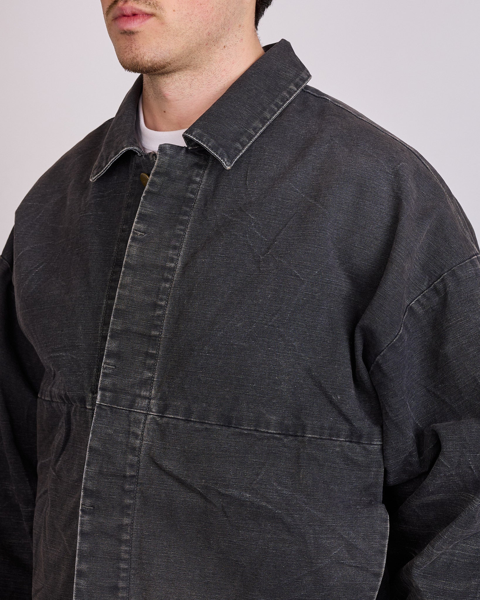 Fear of God Civil Canvas Utility Jacket Washed Black – LESS 17