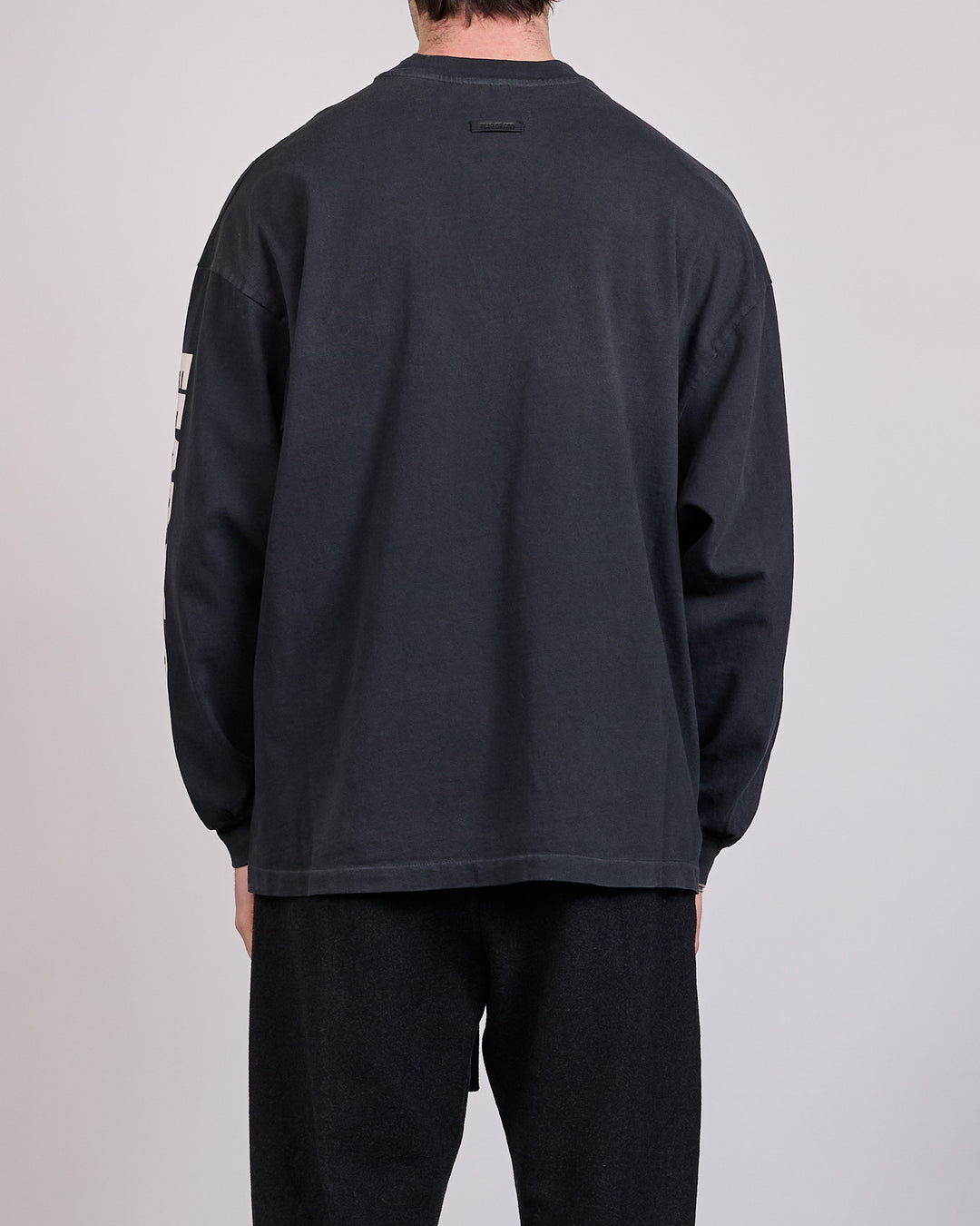 Fear of God Civil Relaxed Print Long Sleeve T-Shirt Black