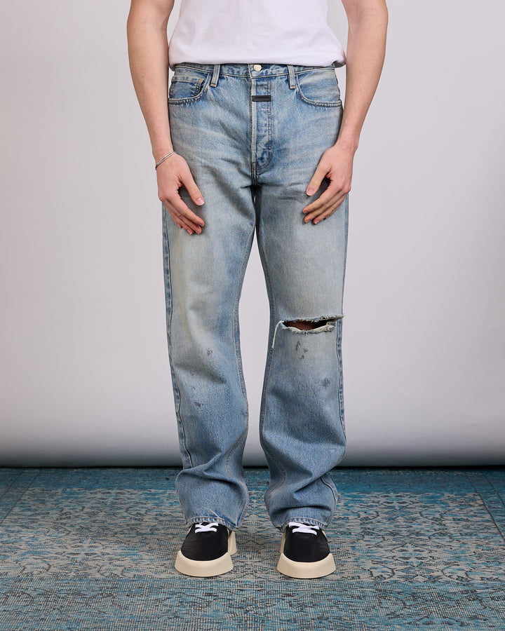 Fear of God Civil Straight 5-Pocket Jean Light Indigo