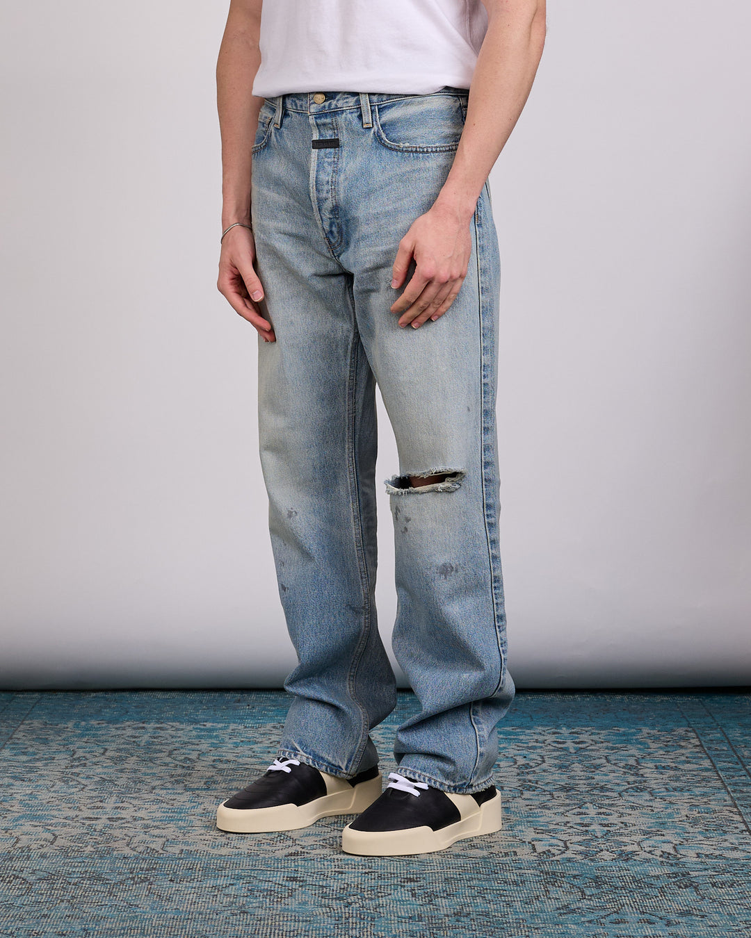 Fear of God Civil Straight 5-Pocket Jean Light Indigo