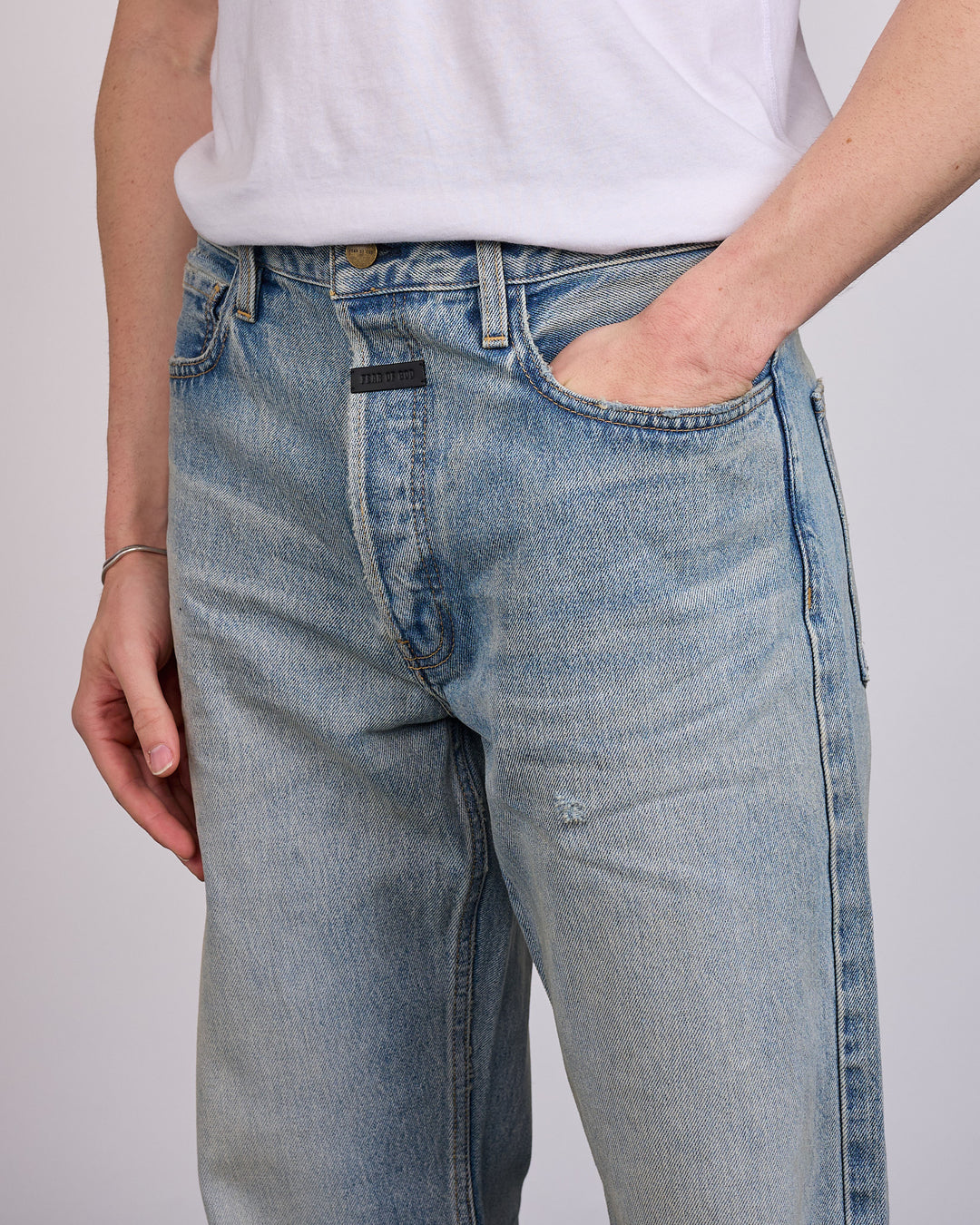 Fear of God Civil Straight 5-Pocket Jean Light Indigo