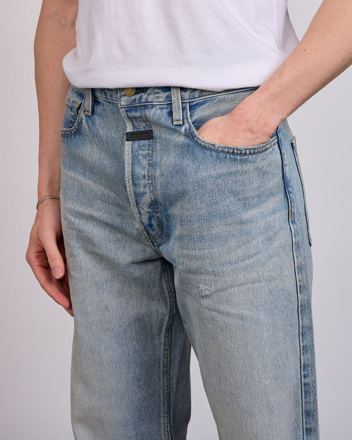 Fear of God Civil Straight 5-Pocket Jean Light Indigo