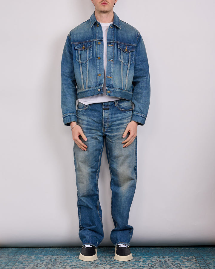 Fear of God Civil Straight 5-Pocket Jean Mid Indigo