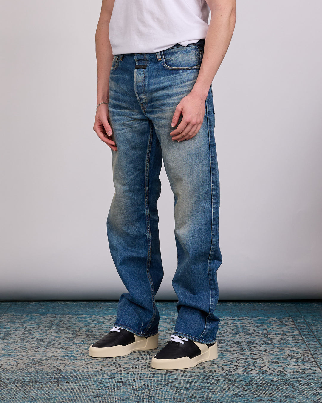 Fear of God Civil Straight 5-Pocket Jean Mid Indigo