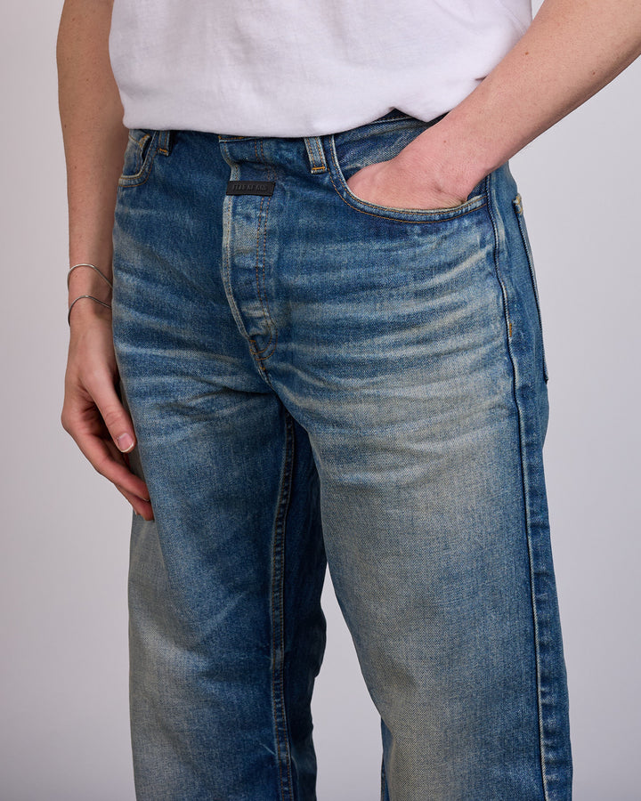 Fear of God Civil Straight 5-Pocket Jean Mid Indigo