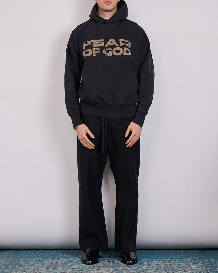 Fear of God Civil "Fear of God" Print Hoodie Black