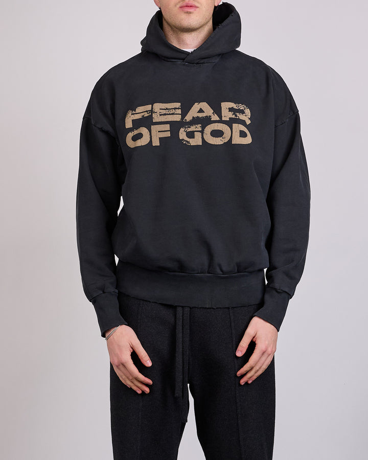 Fear of God Civil "Fear of God" Print Hoodie Black