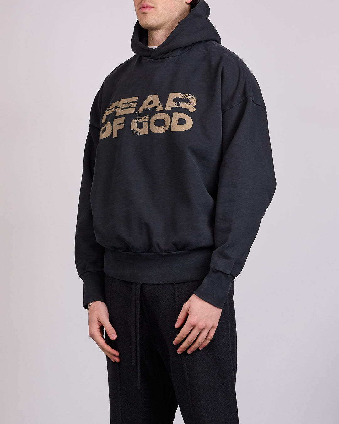 Fear of God Civil "Fear of God" Print Hoodie Black