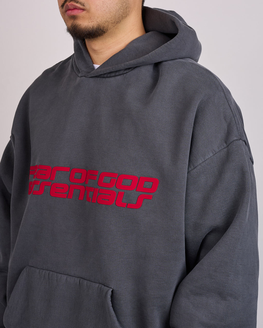 Fear of God Essentials 26 90's Hoodie Iron Grey