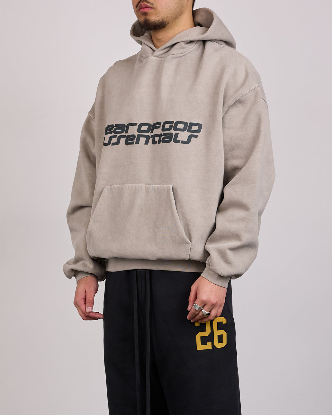 Fear of God Essentials 26 90's Hoodie Smoke Grey