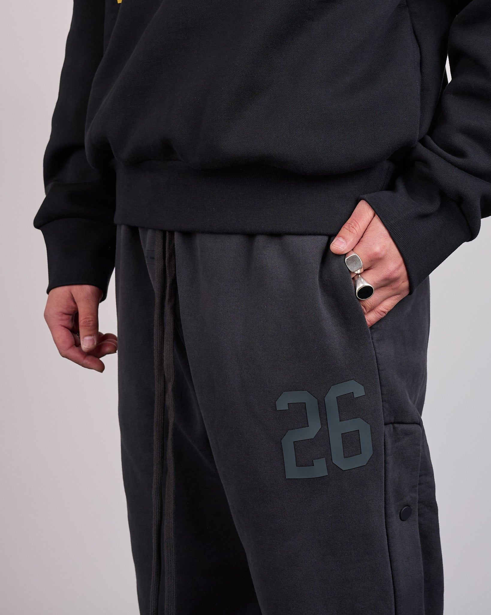 Fear of God Essentials 26 Tearaway Pant Vintage Black – LESS 17