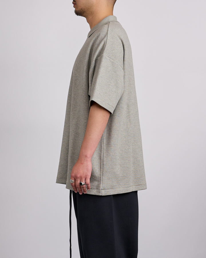 Fear of God Essentials 90's Fit Pique Polo Shirt Concrete