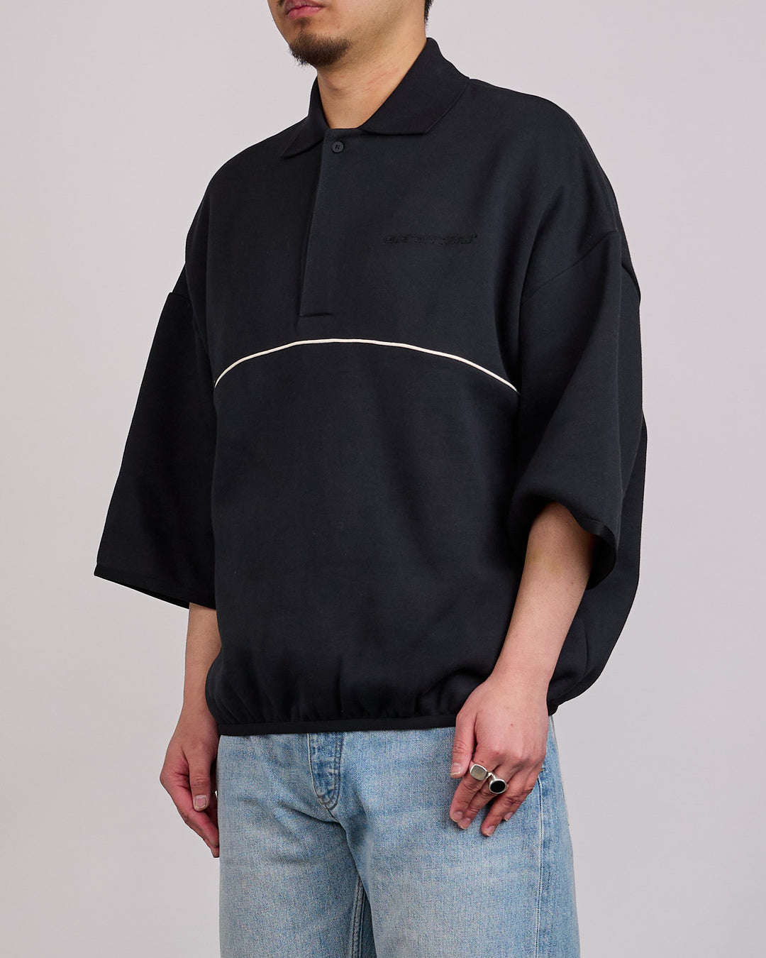 Fear of God Essentials Active Trace Polo Sweat Vintage Black