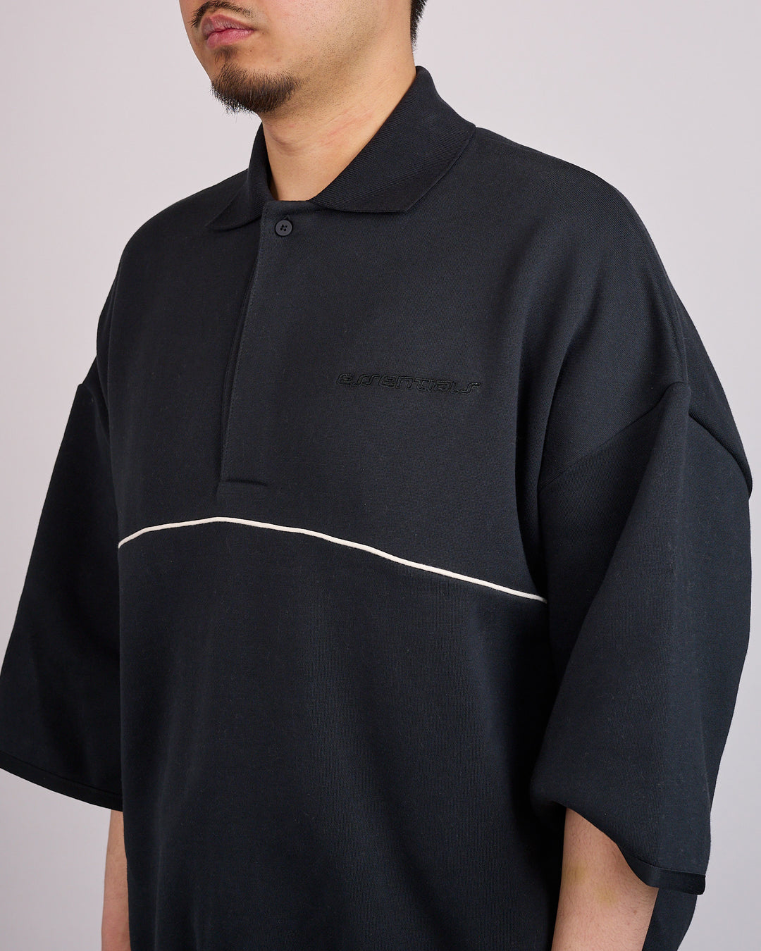 Fear of God Essentials Active Trace Polo Sweat Vintage Black
