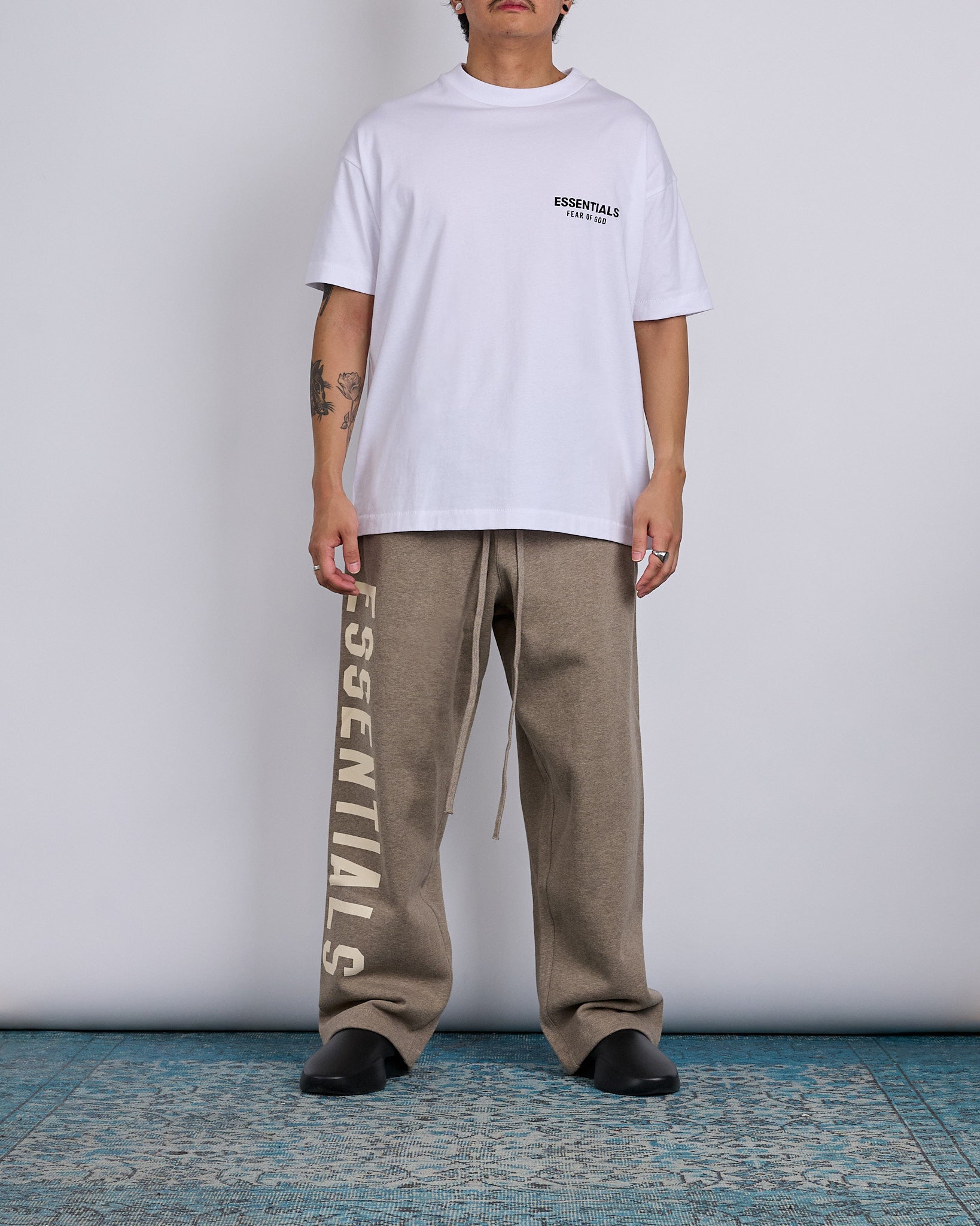 Fear of God Essentials Big Logo Lounge Sweatpant Homestead Heather