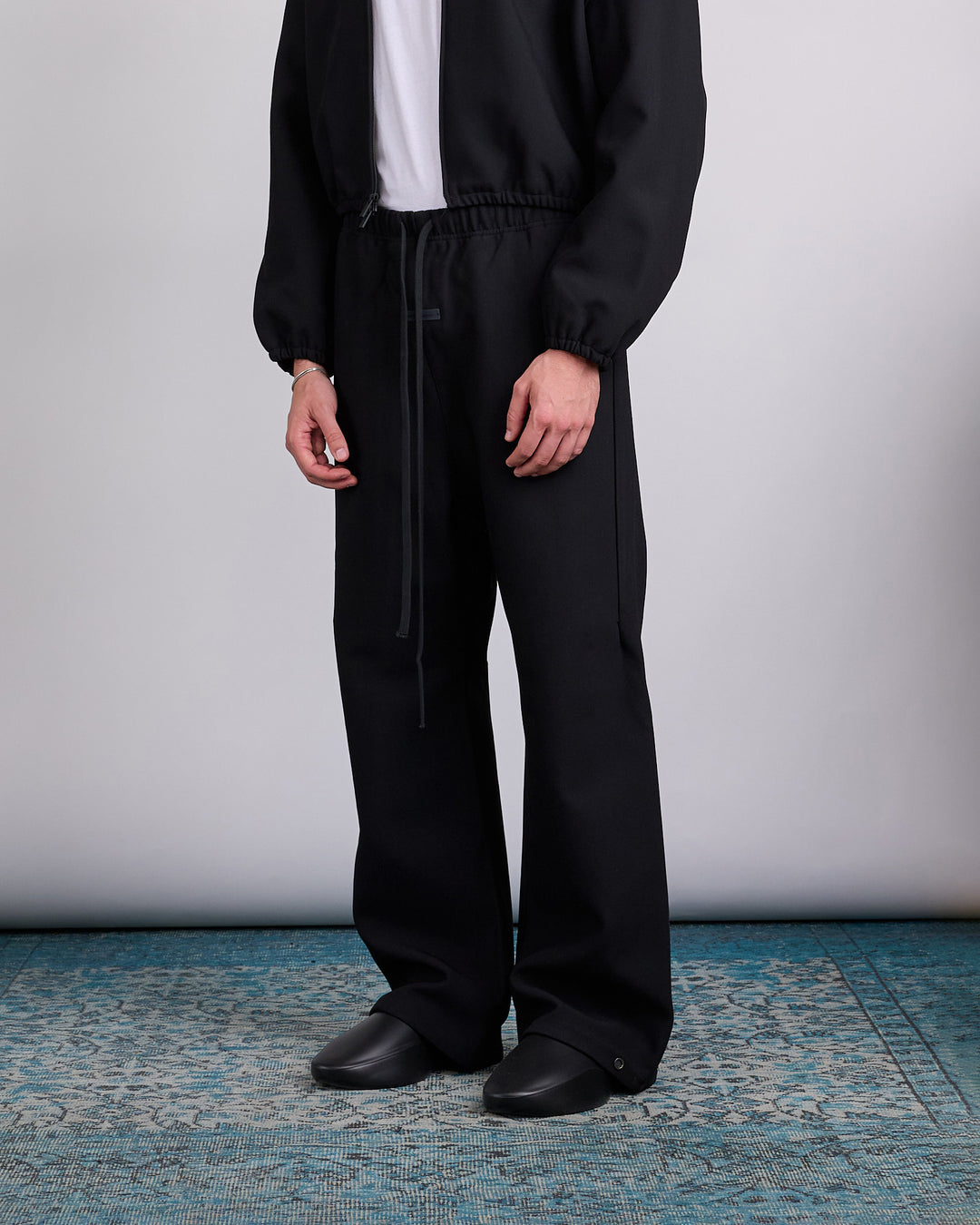 Fear of God Essentials Bonded Canvas Work Pant Jet Black