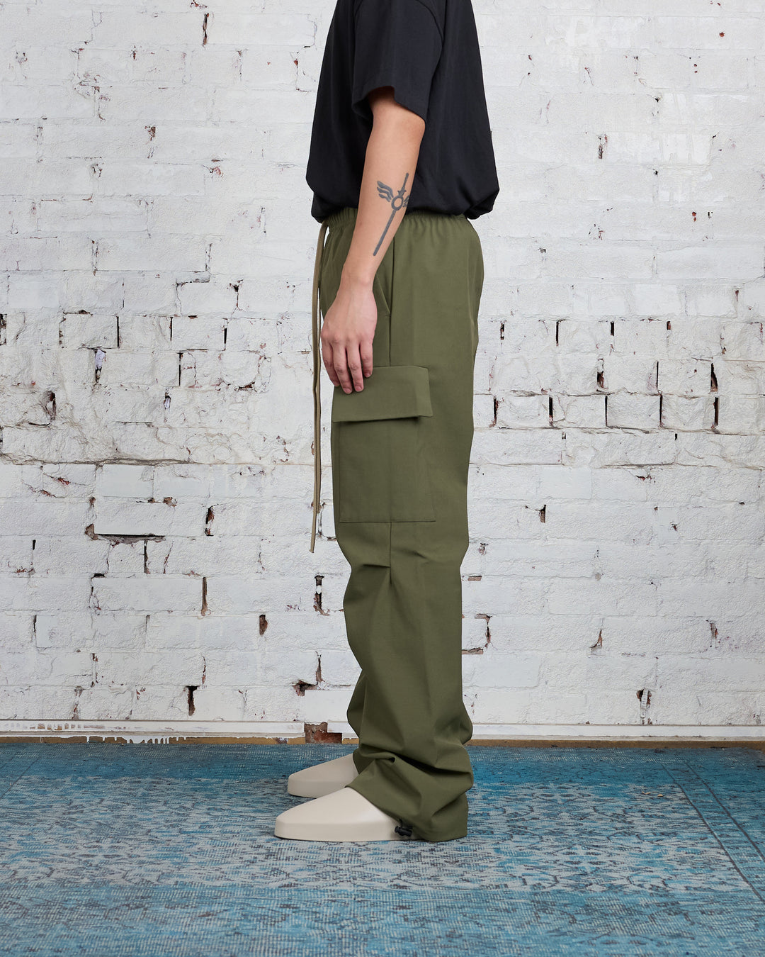 Fear of God Essentials Bonded Field Pant Military