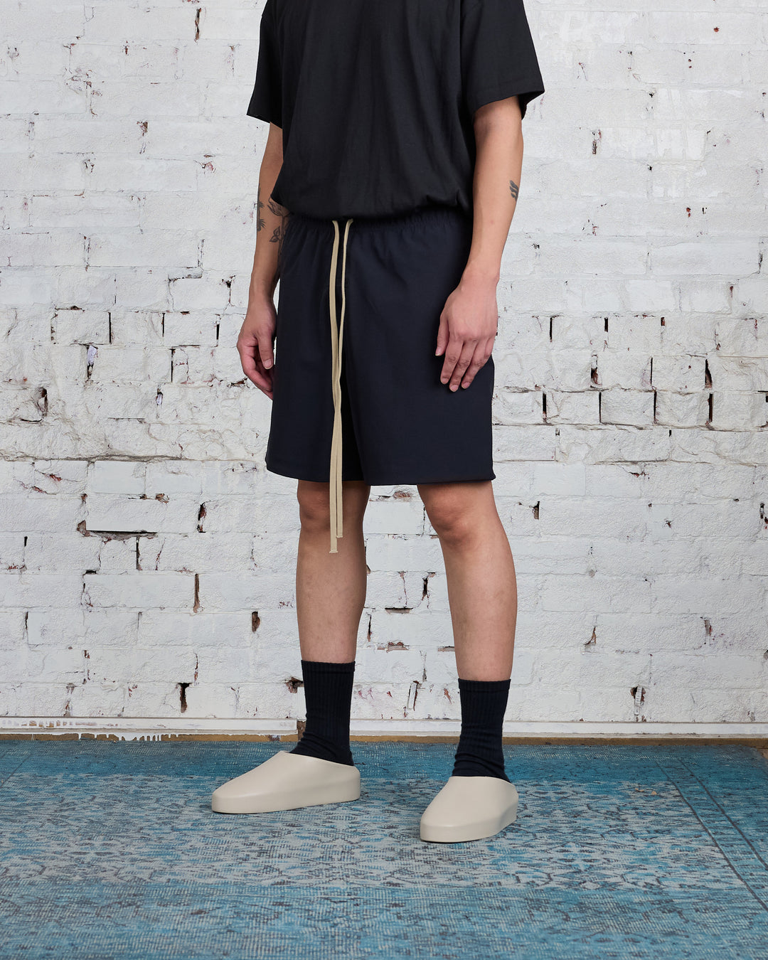 Fear of God Essentials Bonded Soccer Short Black