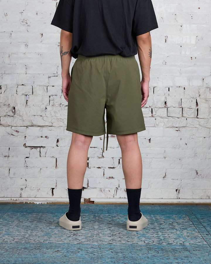 Fear of God Essentials Bonded Soccer Short Military