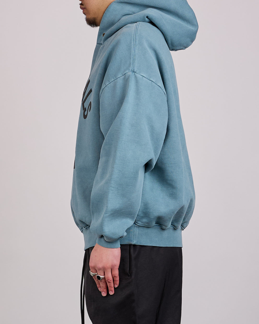 Fear of God Essentials Campus 90's Arch Hoodie Faded Coastal