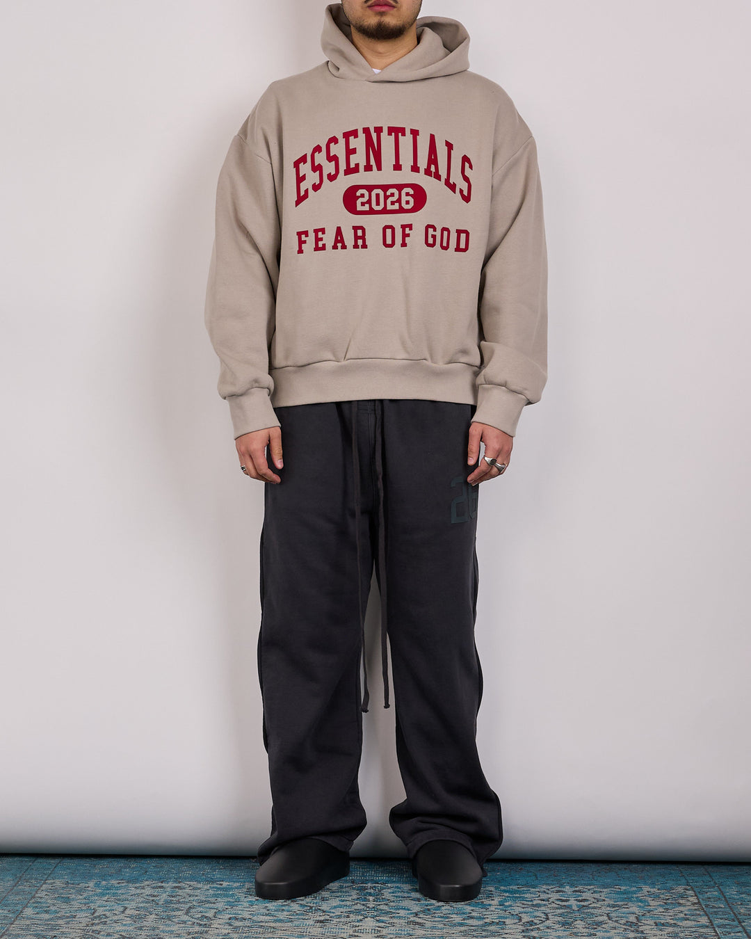 Fear of God Essentials 2026 Classic Hoodie Smoke Grey