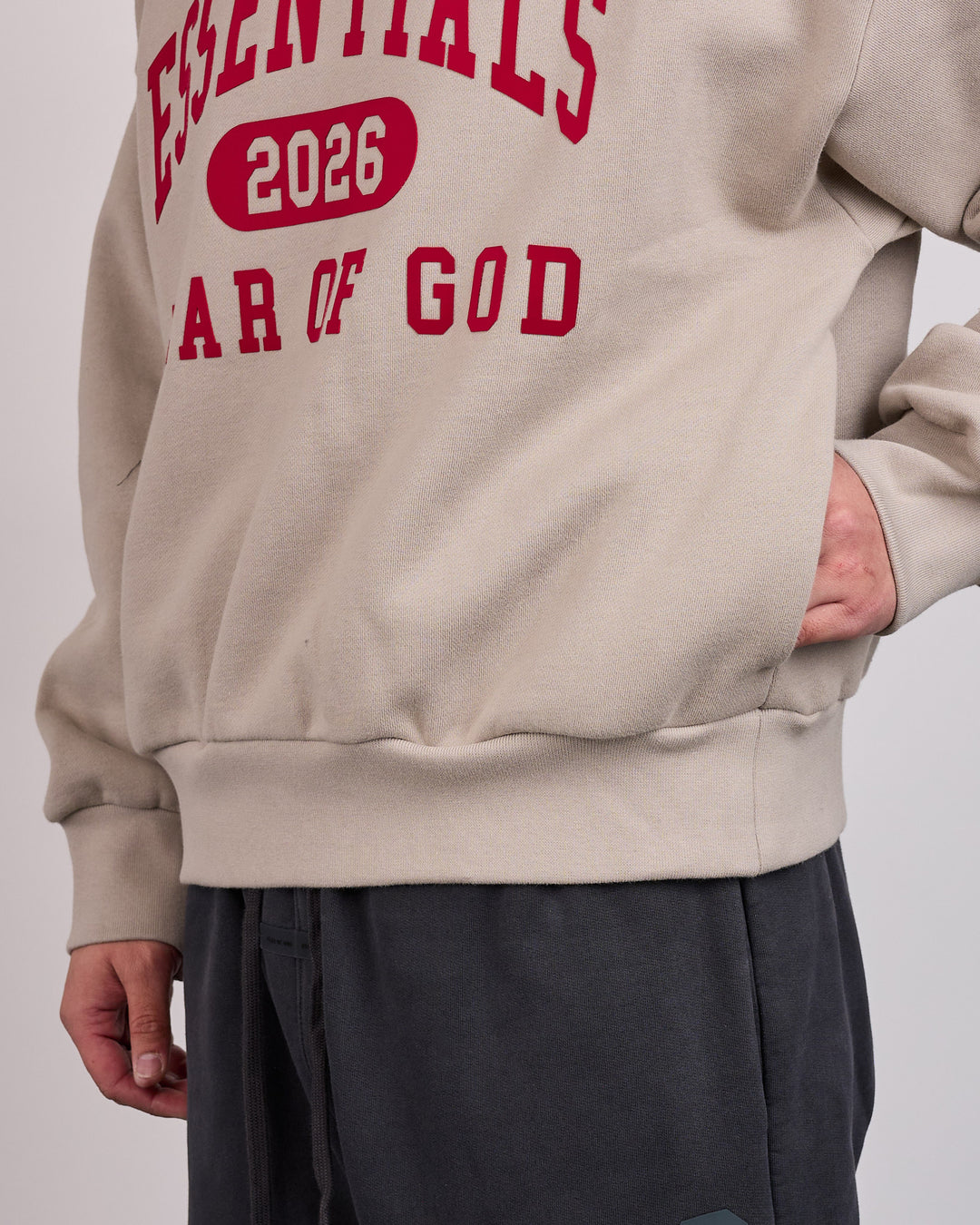 Fear of God Essentials 2026 Classic Hoodie Smoke Grey