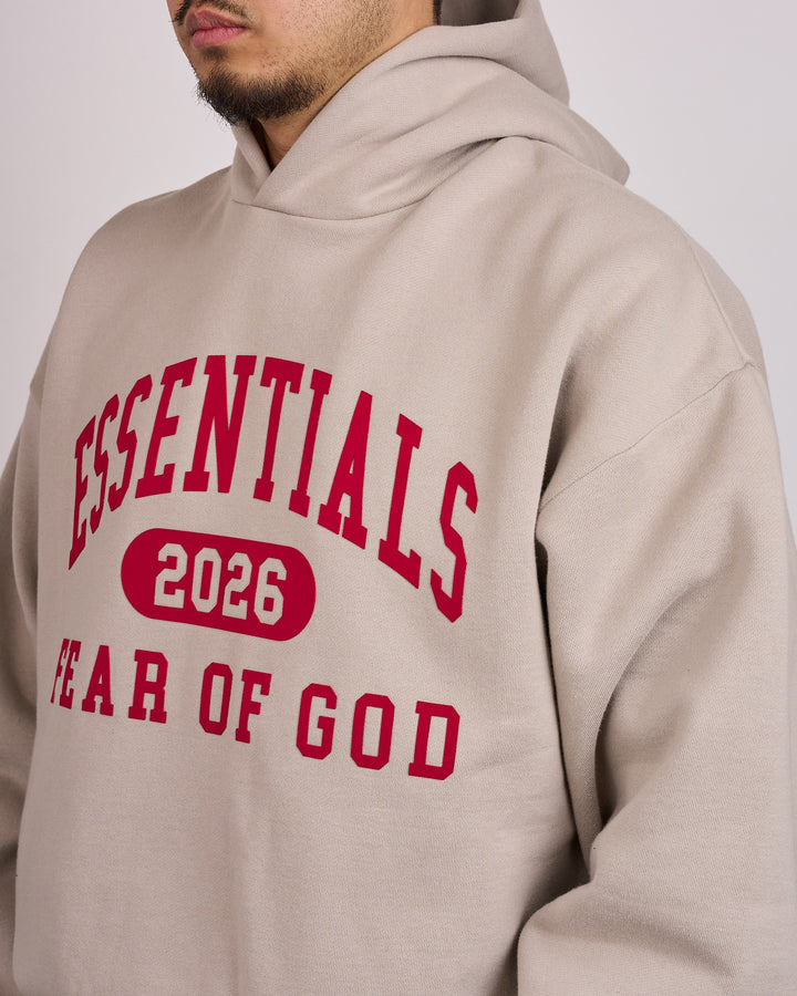 Fear of God Essentials 2026 Classic Hoodie Smoke Grey