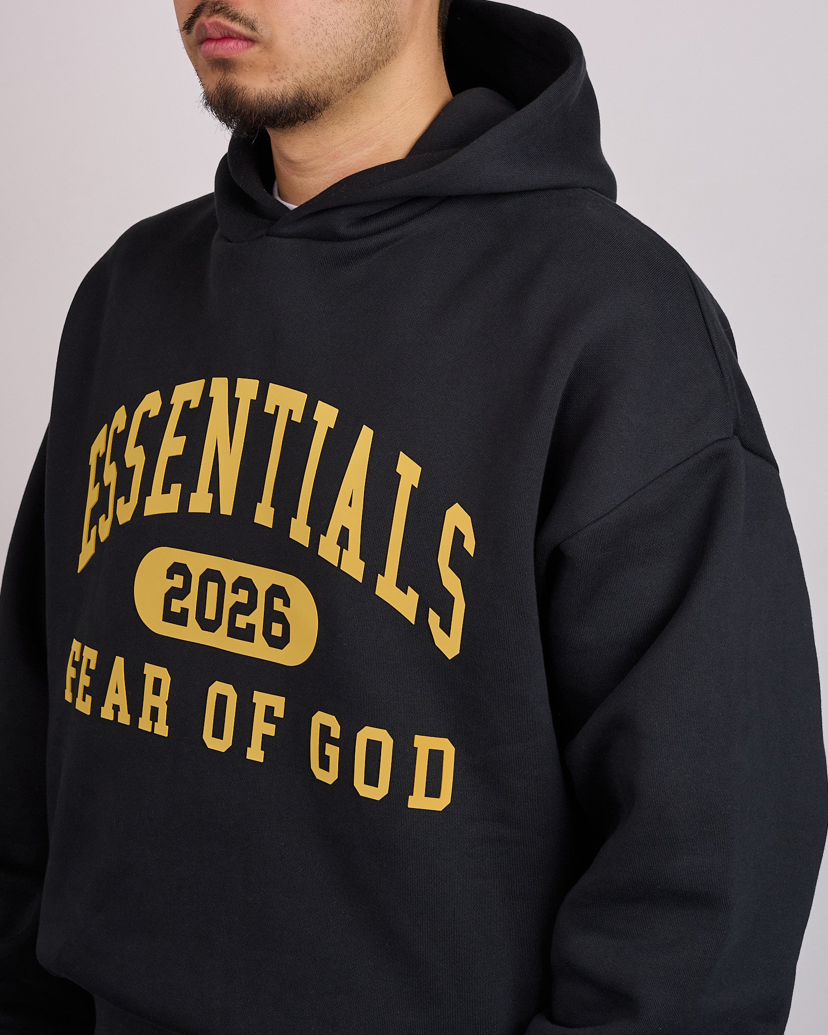Fear of God Essentials Classic 2026 Hoodie Vintage Black – LESS 17