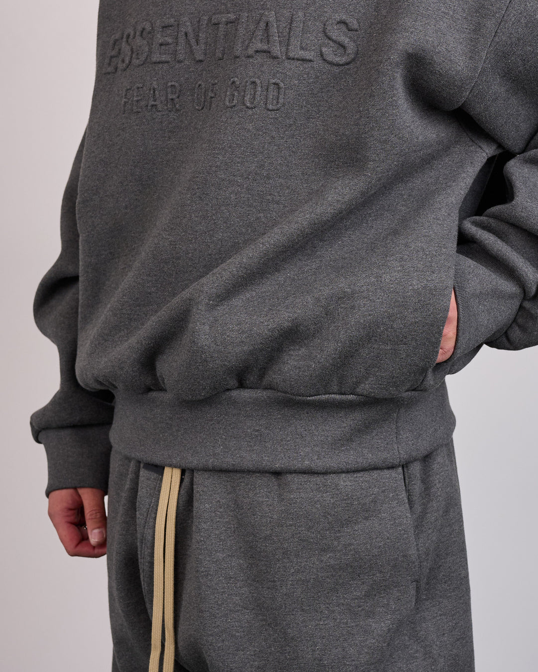Fear of God Essentials Classic Crewneck Charcoal Heather