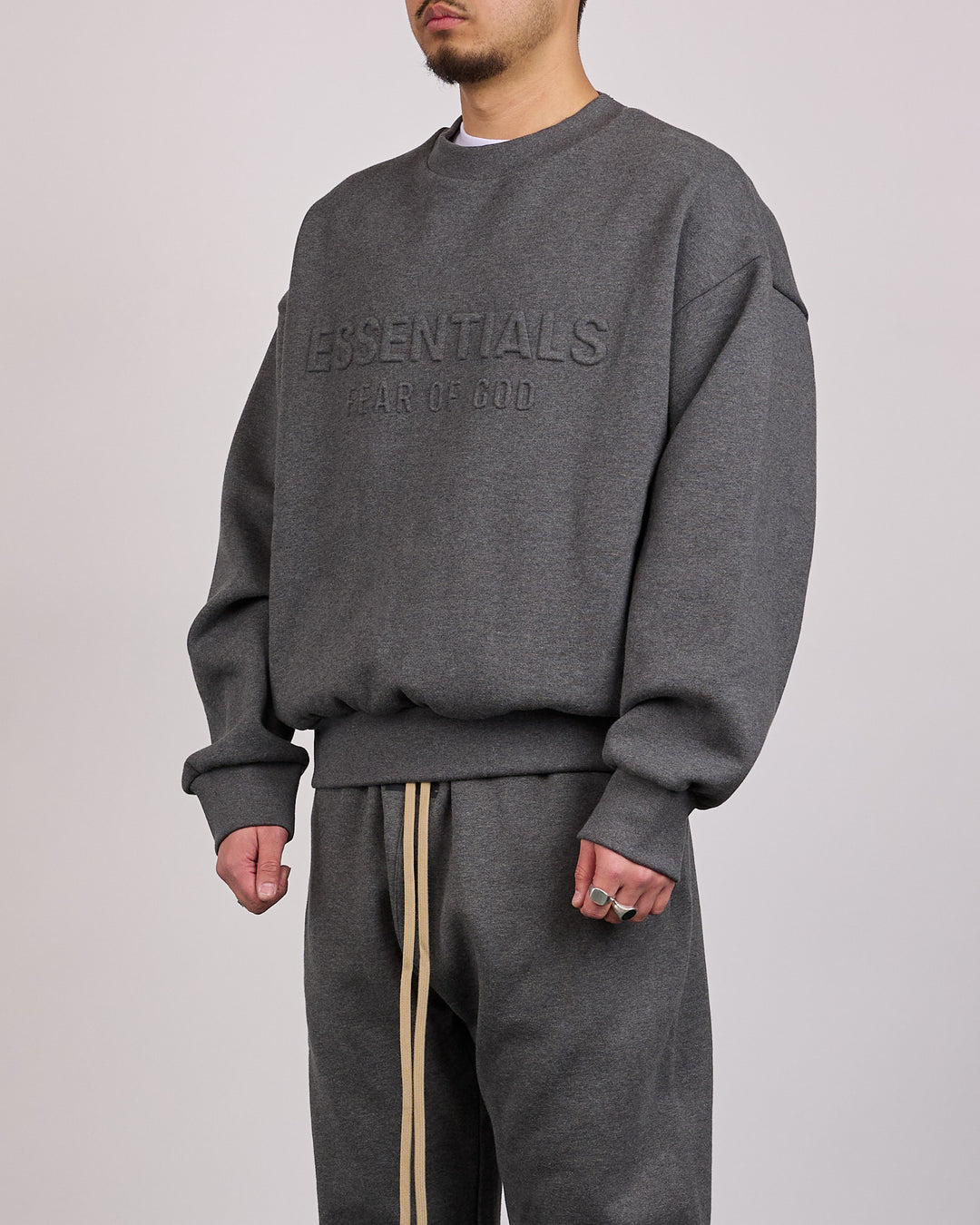 Fear of God Essentials Classic Crewneck Charcoal Heather