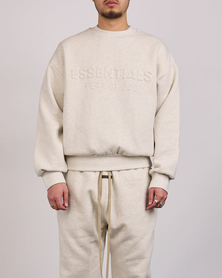 Fear of God Essentials Classic Crewneck Oatmeal Heather