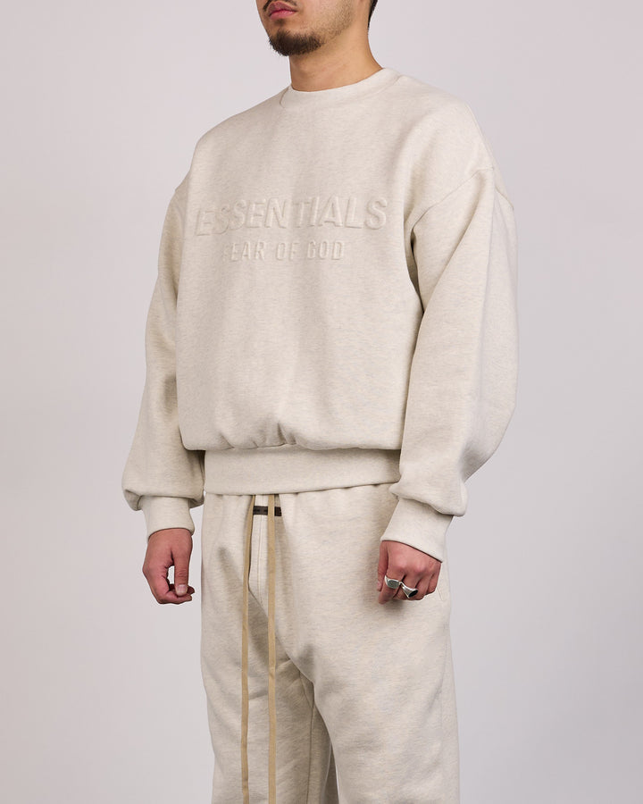 Fear of God Essentials Classic Crewneck Oatmeal Heather