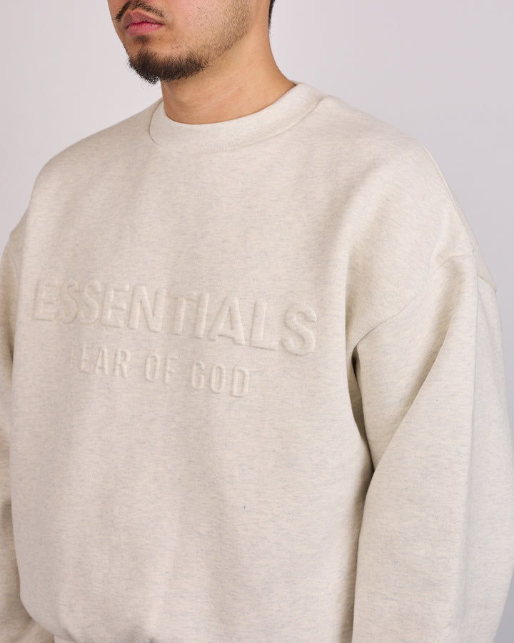Fear of God Essentials Classic Crewneck Oatmeal Heather